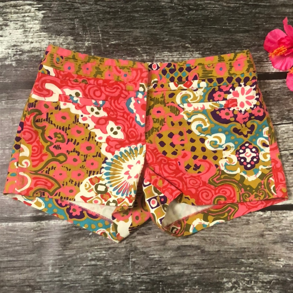 J.Crew Chino Shorts Floral Pattern 🌺 Size 2